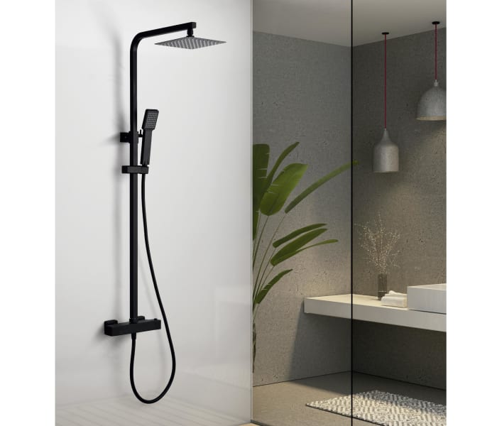 JS Toallero Baño Adhesivo Toallero Barra de Pared con 2 Brazos