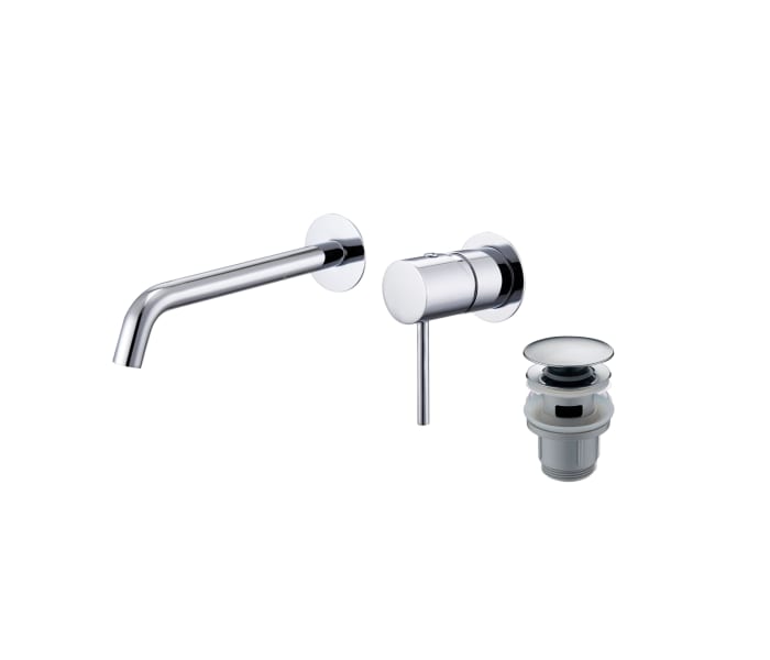 Grifo de lavabo empotrado Imex Monza + Válvula click-clack de Imex Principal 0