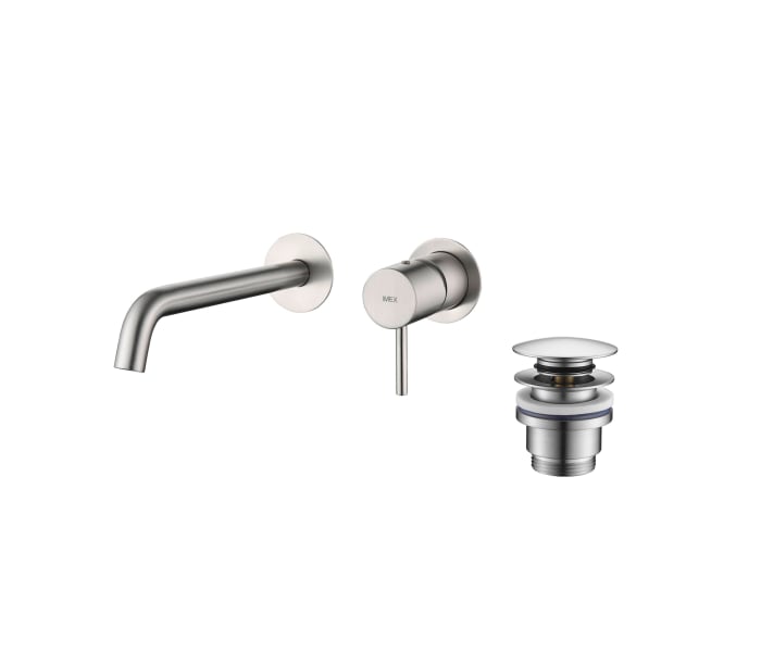 Pack grifo de lavabo empotrado Monza + Válvula click-clack de Imex Principal 5