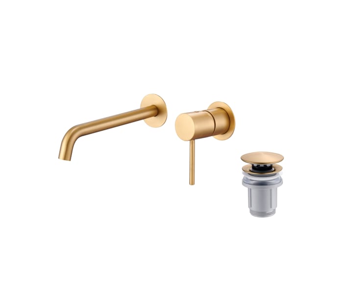 Grifo de lavabo empotrado Imex Monza + Válvula click-clack de Imex Principal 2