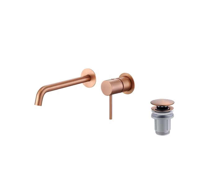 Grifo de lavabo empotrado Imex Monza + Válvula click-clack de Imex Principal 4