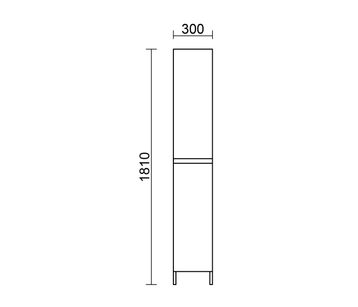 Columna de baño Salgar Infinity Croquis 3