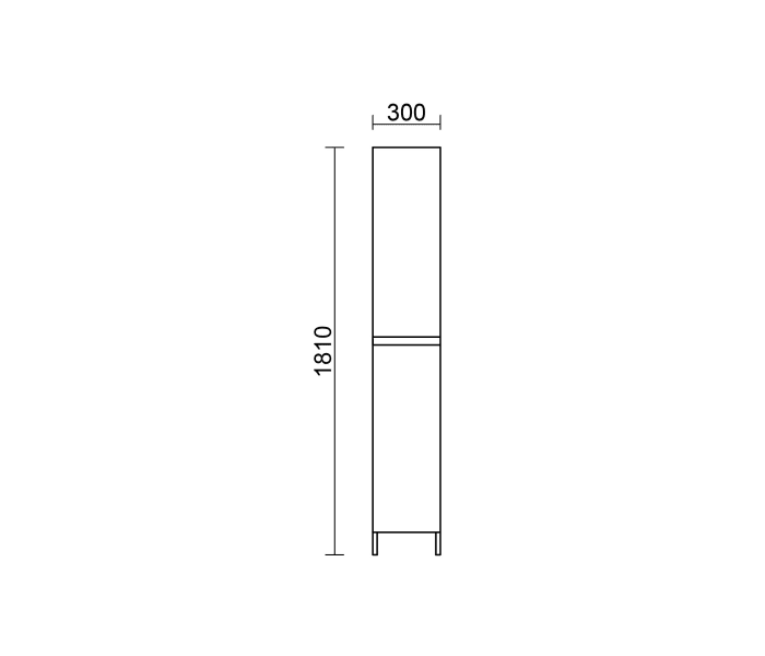 Columna de baño Salgar Infinity Croquis 5