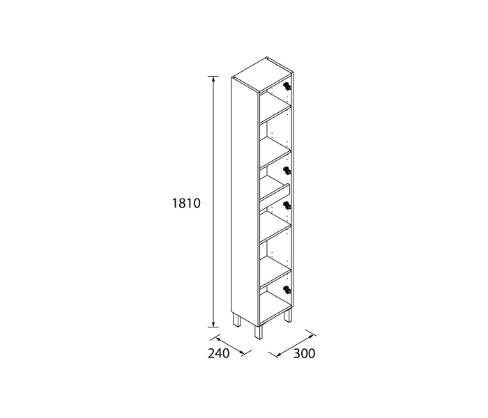 Columna de baño Salgar Infinity Detalle 4