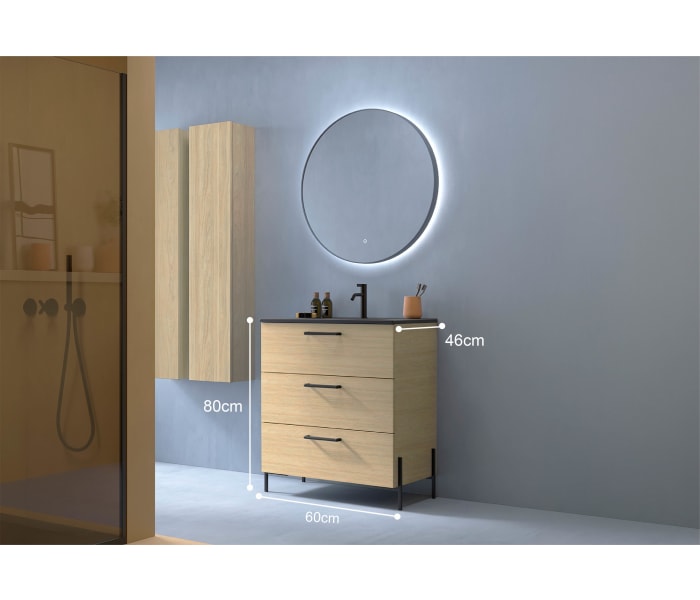 Mueble de baño Avila dos Carmen Croquis 15