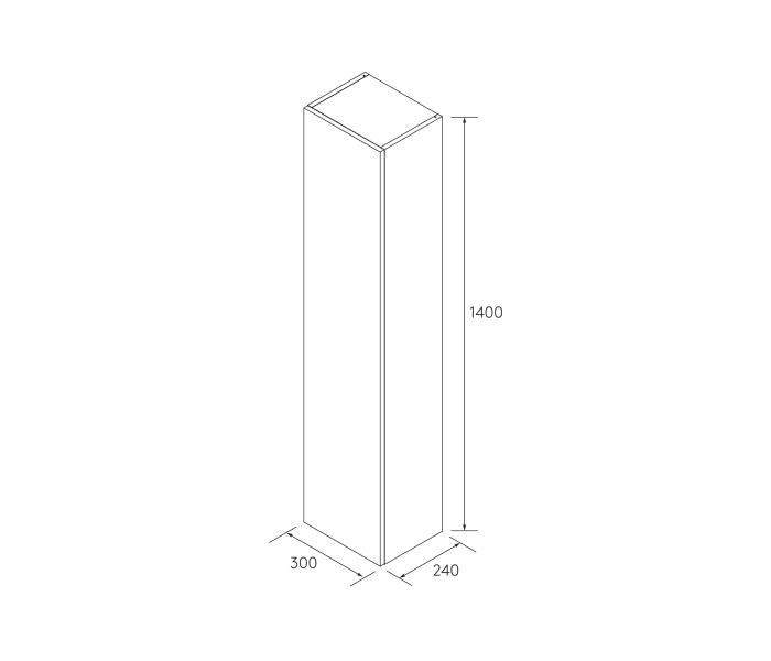 Columnas de baño Salgar Bequia Croquis 13