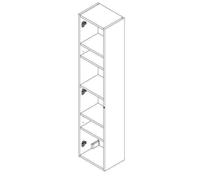 Columnas de baño Salgar Bequia Croquis 10