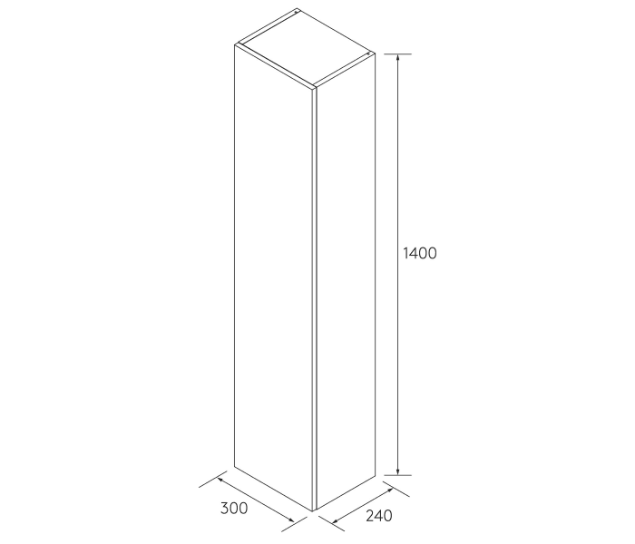 Columnas de baño Salgar Bequia Croquis 15