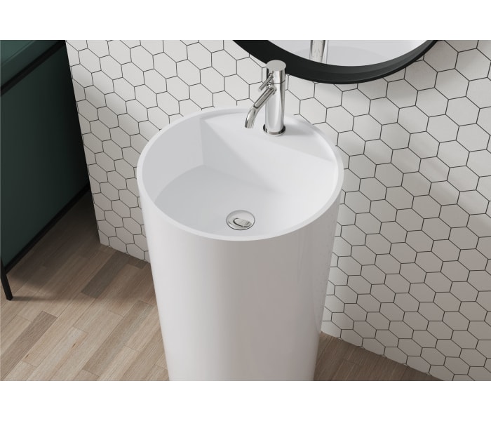 Lavabo de pedestal de Hidronatur Chelva Ambiente 3