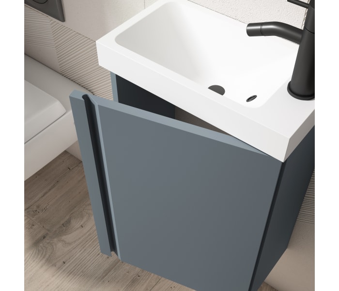 Conjunto completo mueble de baño de fondo reducido 22 cm Visobath Lagos Detalle 6