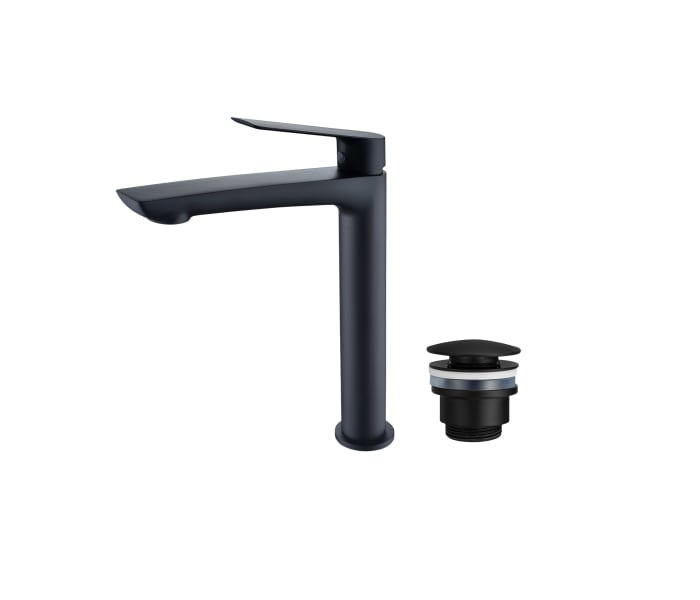 Pack Grifo de lavabo caño alto Imex Lúxor + Válvula click-clack Principal 2