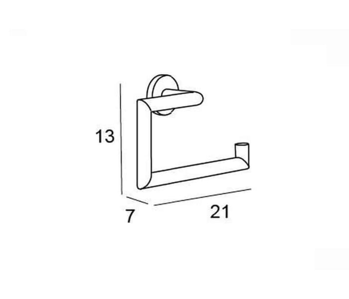 Toallero anilla grande de baño Manillons Torrent Eco 6500 Croquis 4