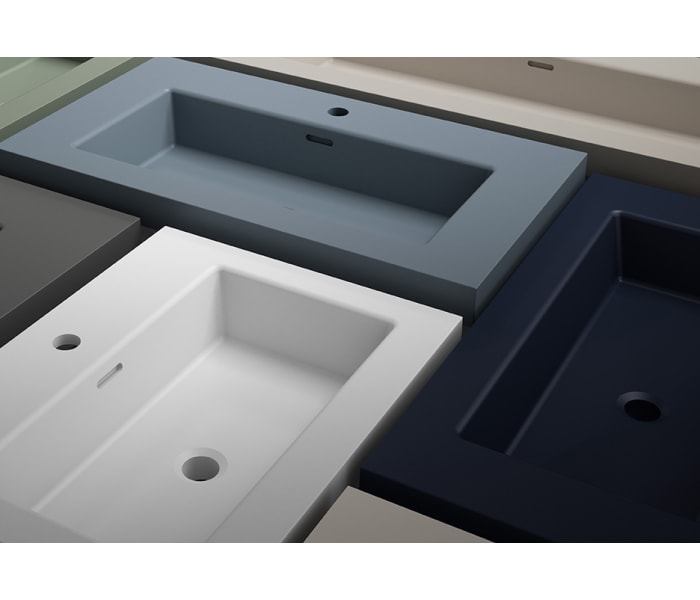 Lavabo encastrado 11.5 cm alto Visobath Nantes Detalle 13