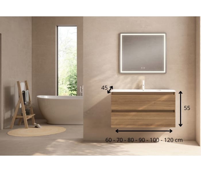 Mueble de baño Viso Box Croquis 13