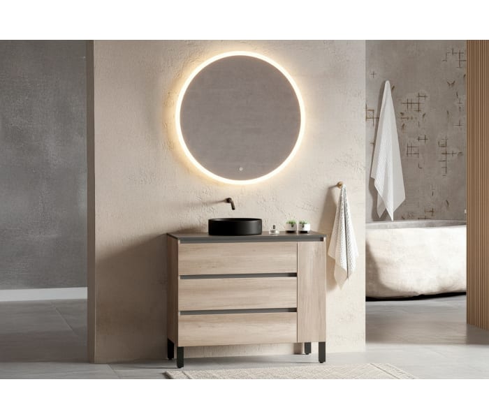 Mueble de baño con encimera de madera Campoaras Kloe Principal 0