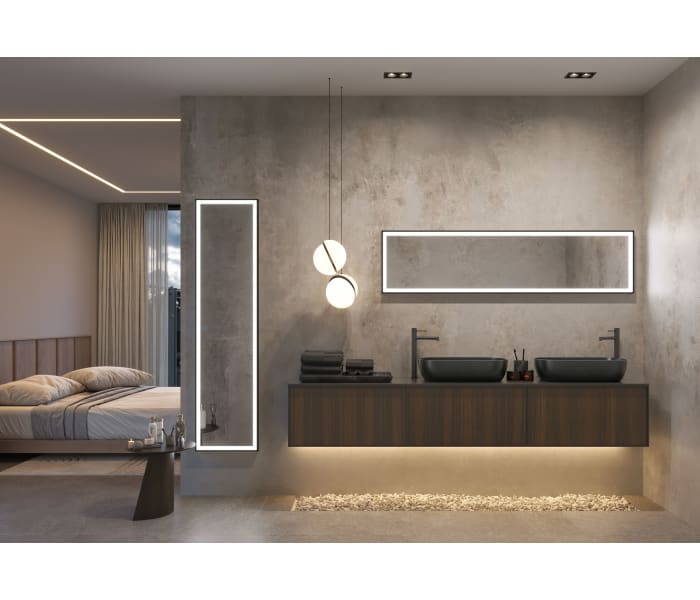 Espejo de baño con luz LED Ledimex New York Ambiente 8