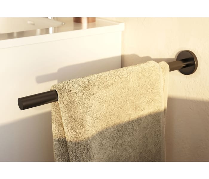 Barra cortina de baño recta cromo 120- 220 cm