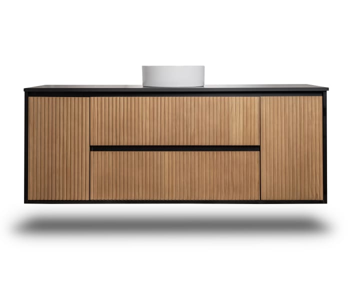 Mueble de baño con encimera de madera maciza Bruntec Alpes 13 Detalle 6