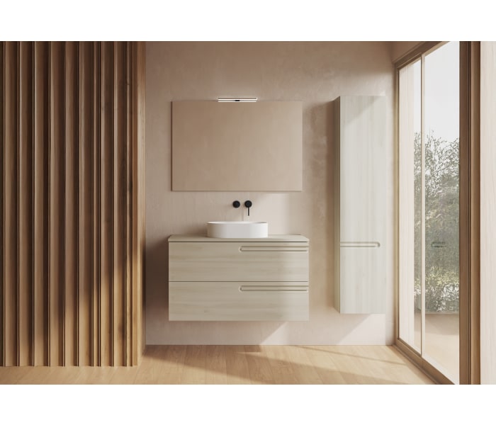 Mueble de baño con encimera de madera Royo Econic Principal 0