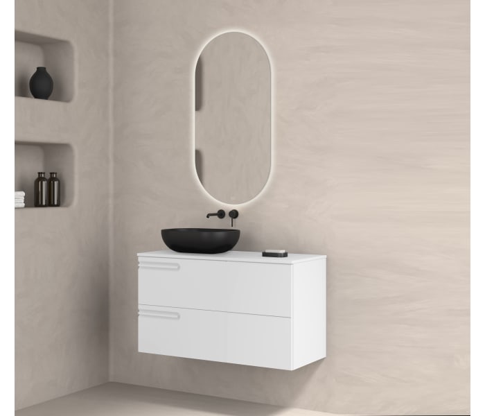 Mueble de baño con encimera de madera Royo Econic Principal 1