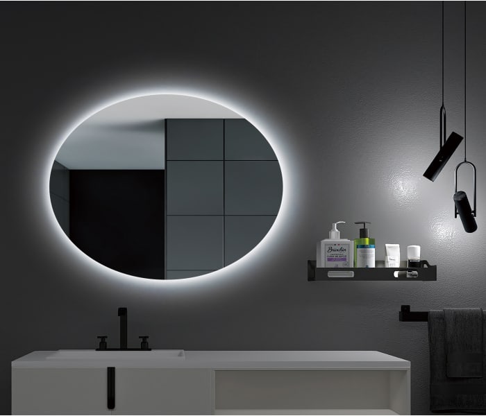 Espejo de baño con luz LED Ledimex Oval Principal 1