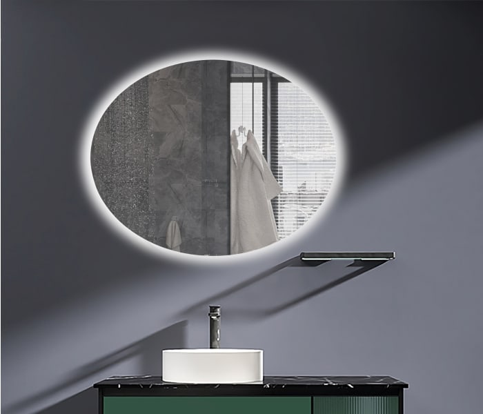 Espejo de baño con luz LED Ledimex Oval Principal 0