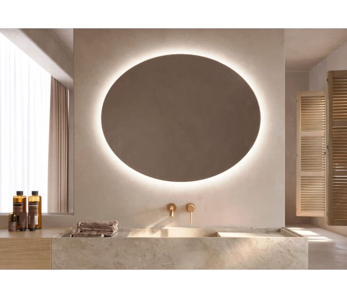 Espejo de baño con luz LED Ledimex Oval Principal 0