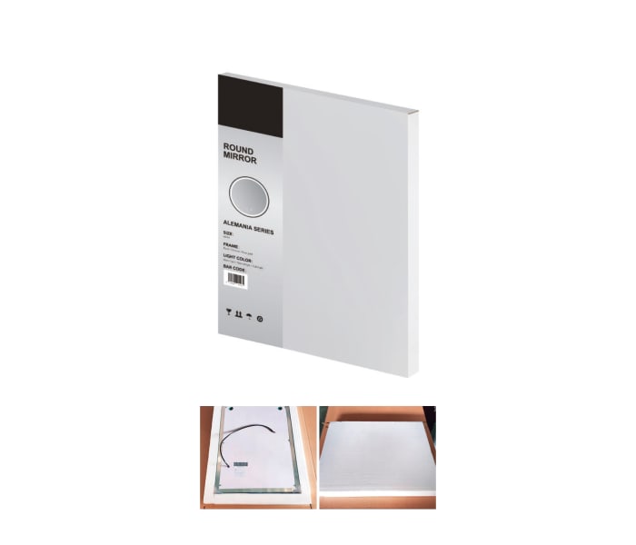 Espejo de baño con luz LED Ledimex Oval Croquis 8