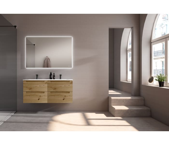Conjunto mueble de baño de Viso Kyoto japandi Principal 4