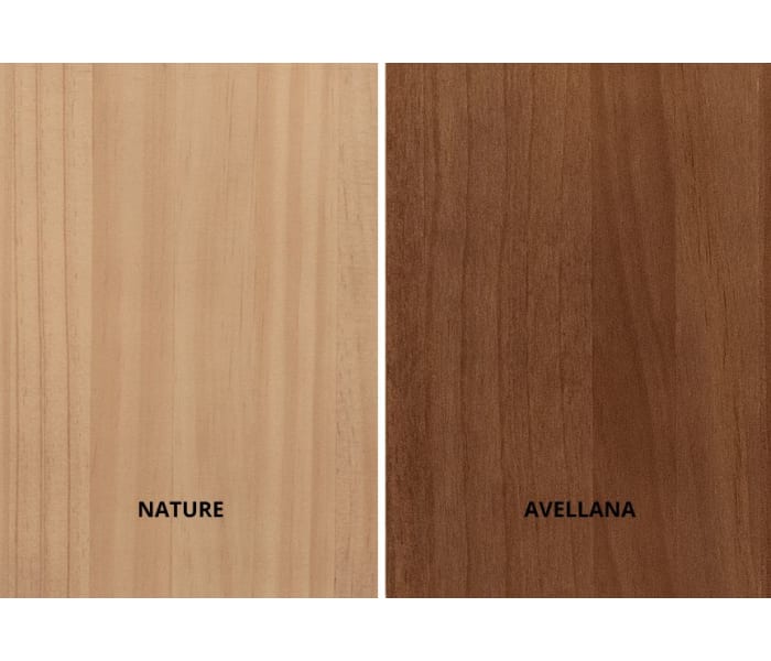 Mueble de baño madera maciza con encimera de solid surface Bruntec Alpes 1 Detalle 6