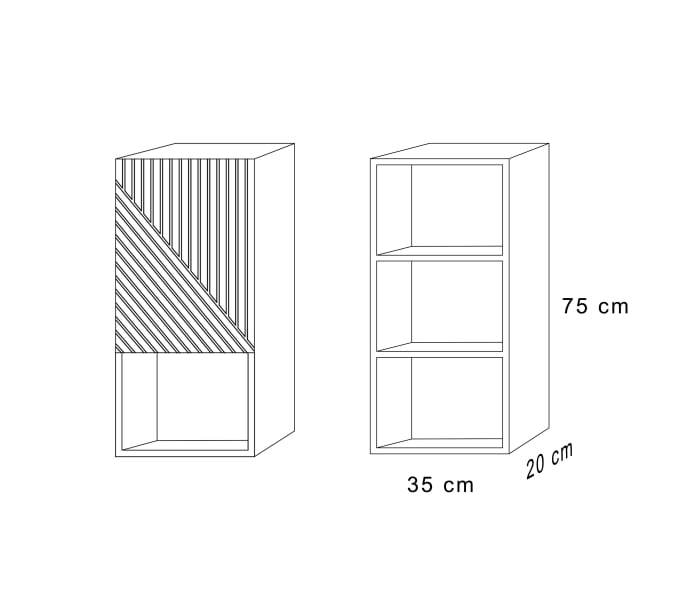 Columna de baño Bruntec Limo Croquis 20