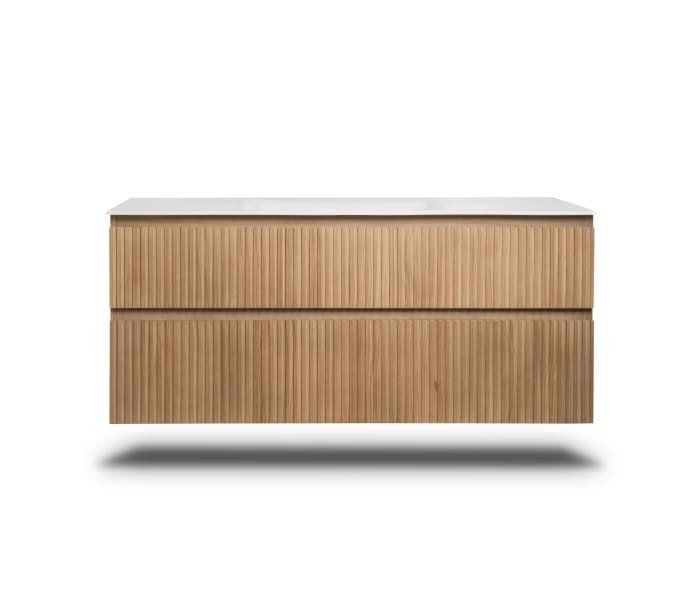 Conjunto de mueble de baño de madera maciza palilleria Bruntec Alpes 2 Detalle 3