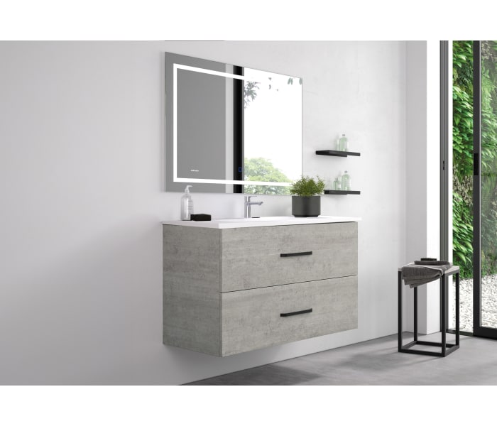 Conjunto completo de mueble de baño Bruntec Atlas opción 4