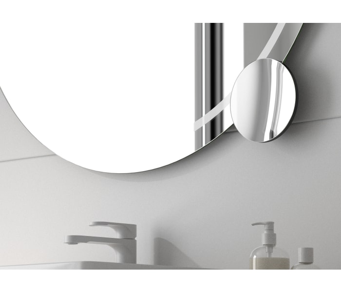 Espejo de aumento fijación lateral clip de 14 ø cm de Eurobath ENTREGA  EXPRESS
