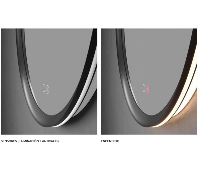 Espejo de baño con luz LED Ledimex Torino Detalle 9