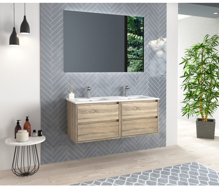 Mueble de baño Roma fondo reducido 2c tapa Bruntec