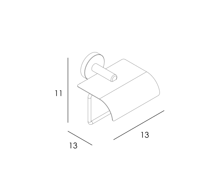 Portarrollos de baño con tapa Manillons Torrent Eco 6500 Croquis 7