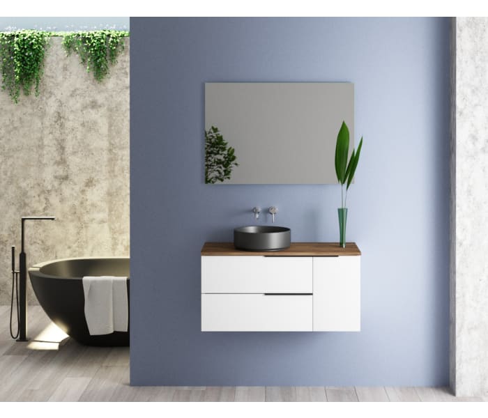 Mueble de baño con encimera de madera Bruntec Coban Principal 3