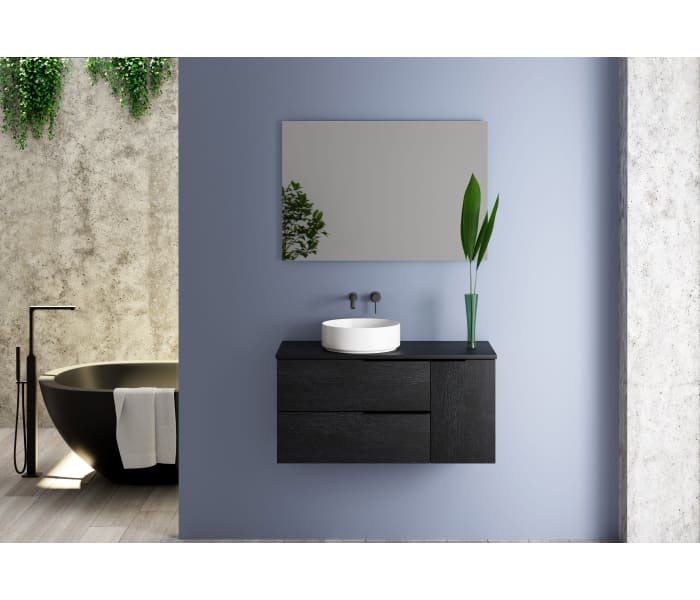 Mueble de baño con encimera de madera Bruntec Coban Principal 2