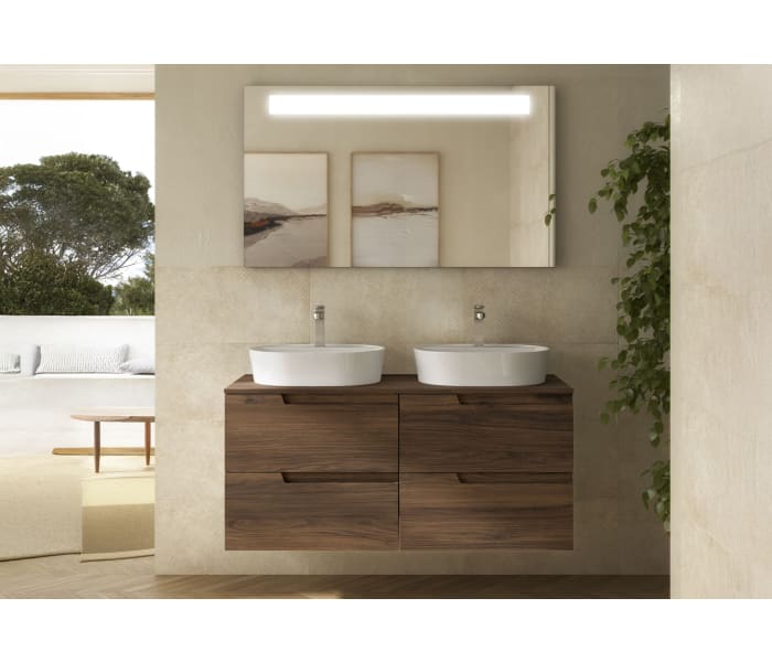 Mueble de baño con encimera del mismo color que le mueble Salgar Vima Principal 1