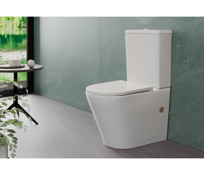 Inodoro compacto Rimless de Bruntec Lisboa Detalle 4