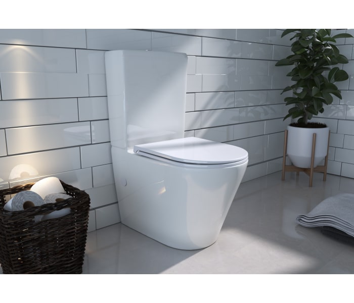 Inodoro compacto Rimless de Bruntec Lisboa Principal 0