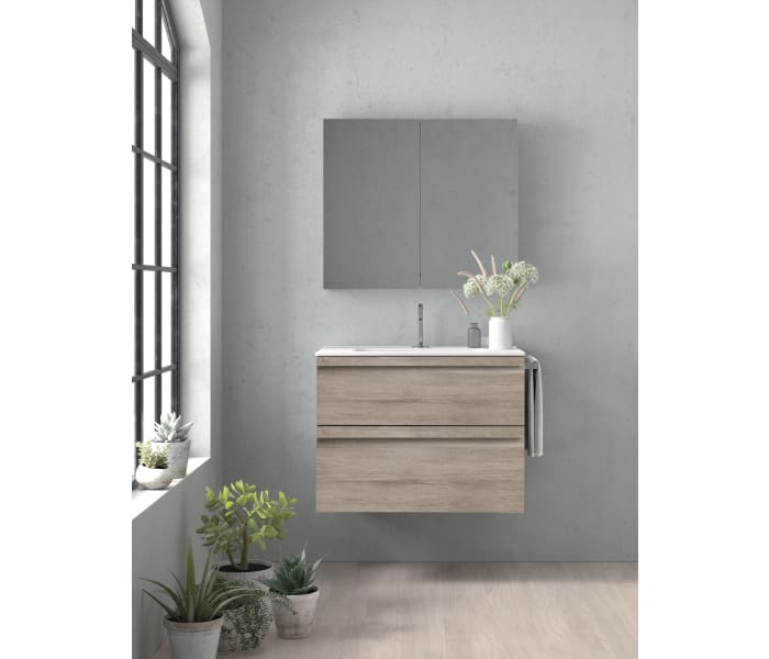 Mueble de baño fondo reducido 39 cm Avila dos Natalia Principal 1