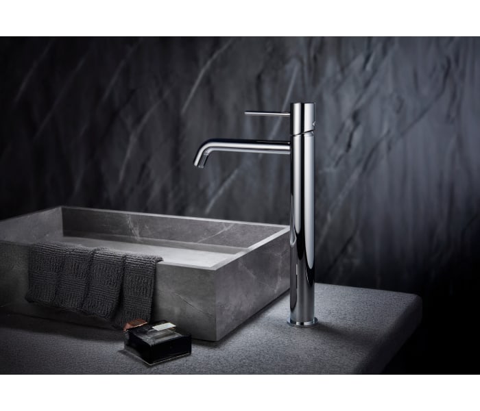 Pack Grifo de lavabo caño alto Imex Monza + Válvula click-clack Ambiente 5