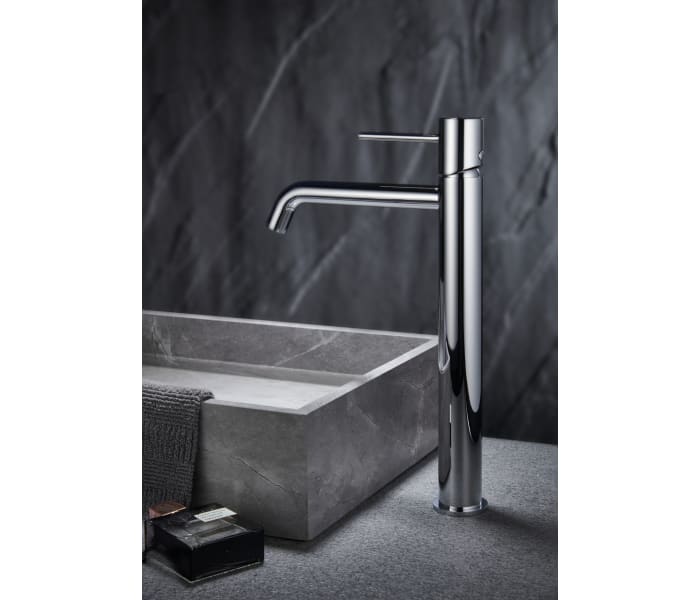 Pack Grifo de lavabo caño alto Imex Monza + Válvula click-clack Ambiente 5