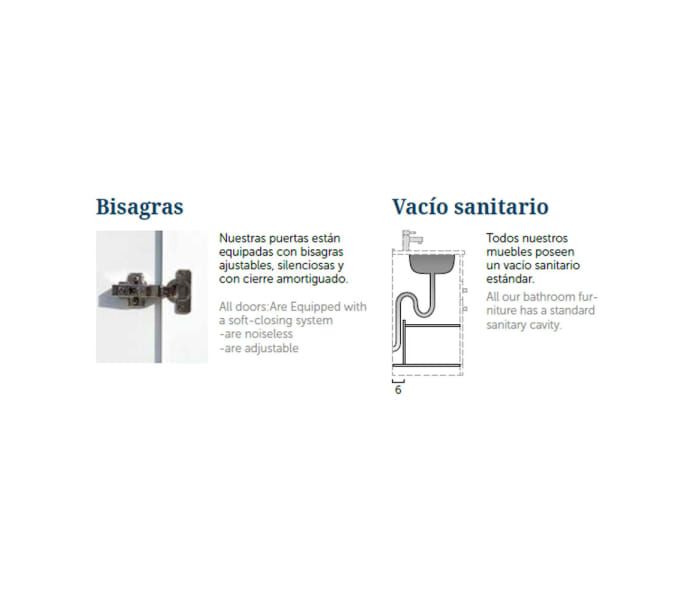 Conjunto mueble Coycama de baño fondo reducido 22 cm Versa opción 10