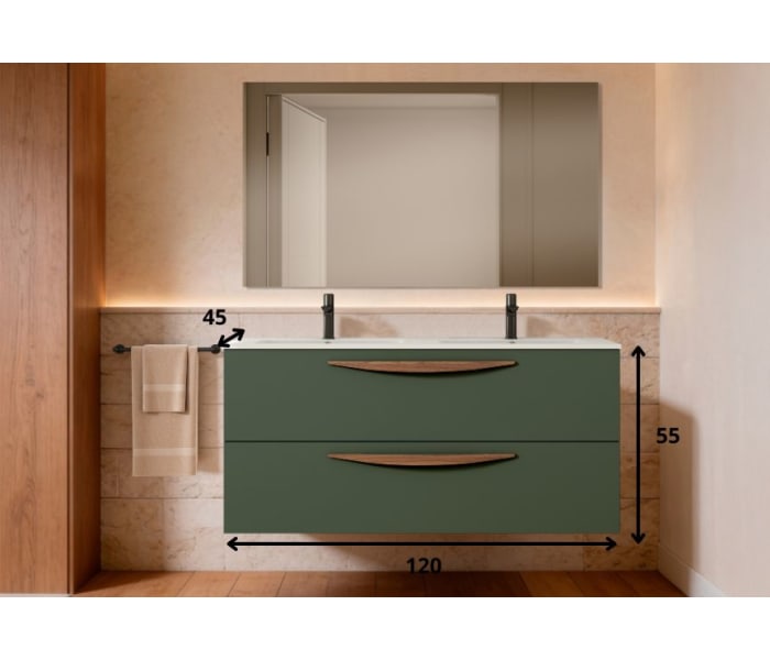 Conjunto mueble de baño Viso Arco Croquis 14