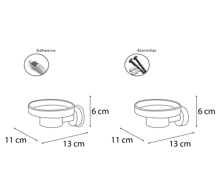 Jabonera de baño Mediterránea del baño Tau Croquis 1