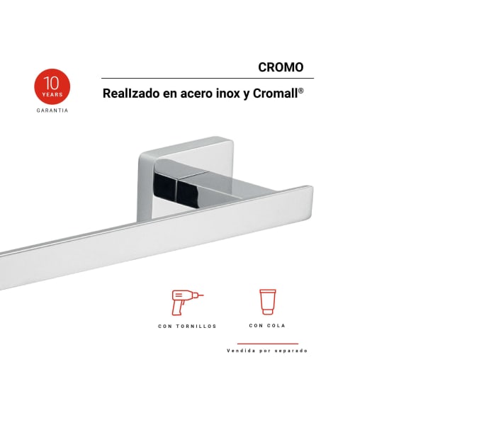 Conjunto de accesorios de baño Gedy Atena Detalle 2