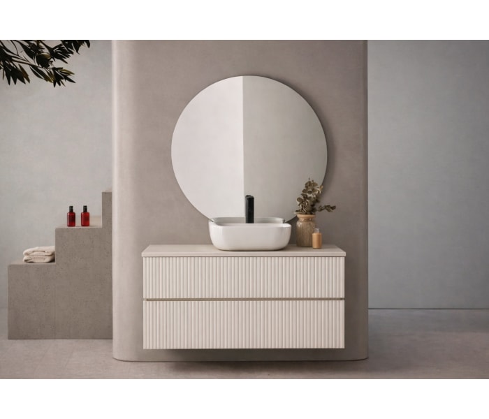 Conjunto mueble de baño con lavabo sobre encimera Sanchis Etna Principal 5